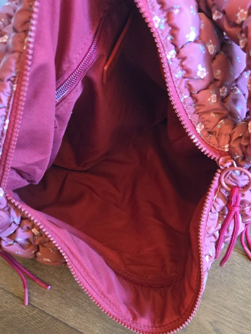 Quilted Floral Shoulder Bag in Rose Pink Alter'd State